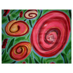 Abstract Painting on canvas