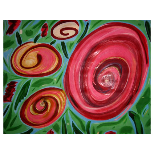 Abstract Painting on canvas