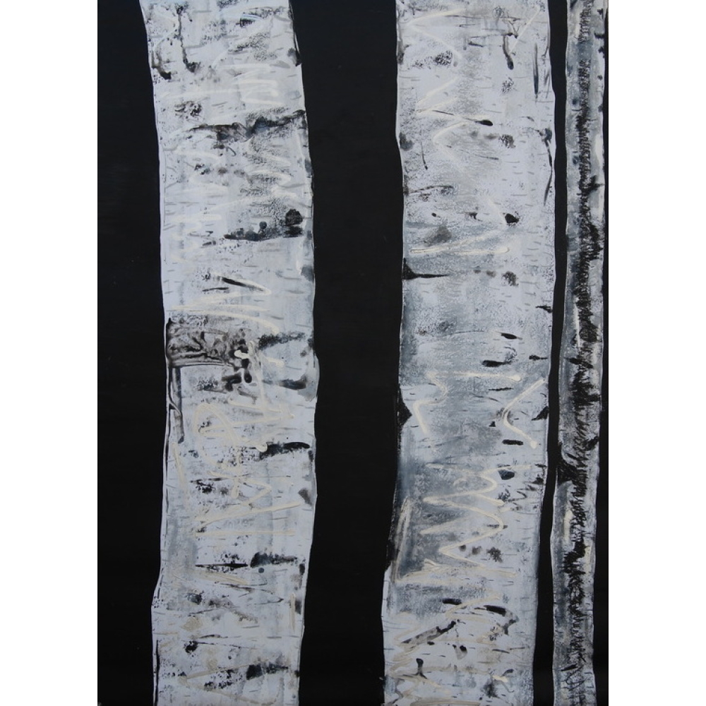 Birch At Night 6